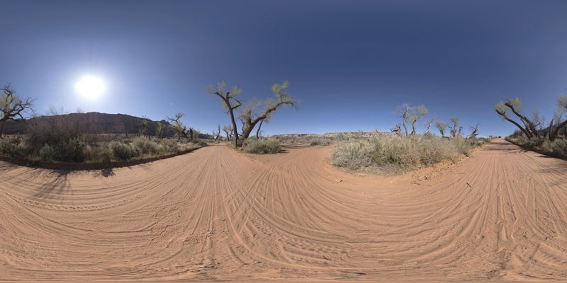 Desert Landscape in Utah, USA HDRi Maps and Backplates