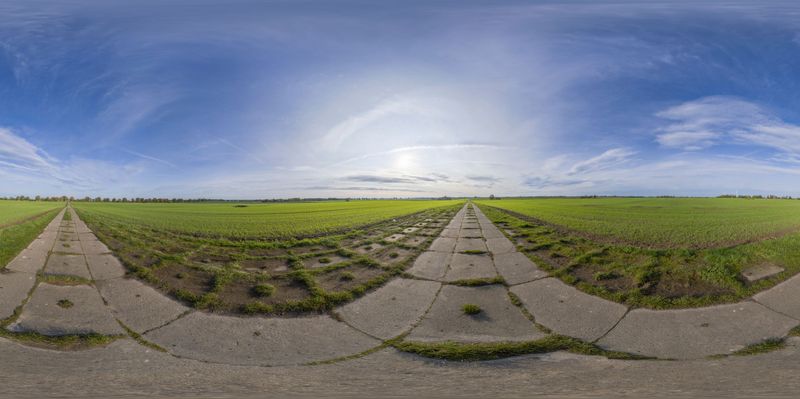 Agricultural Landscape in Berlin, Germany HDRi Maps and Backplates