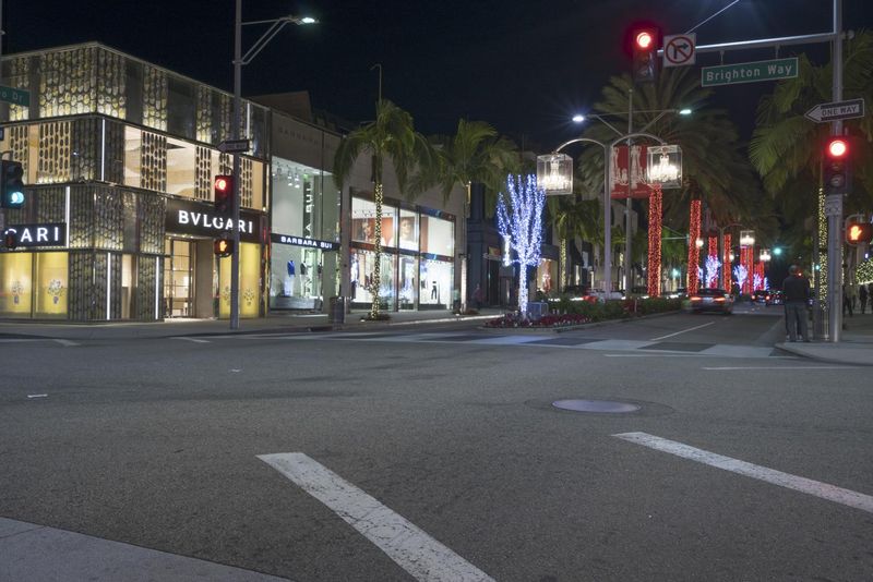 California City Night Lights HDRi Maps and Backplates