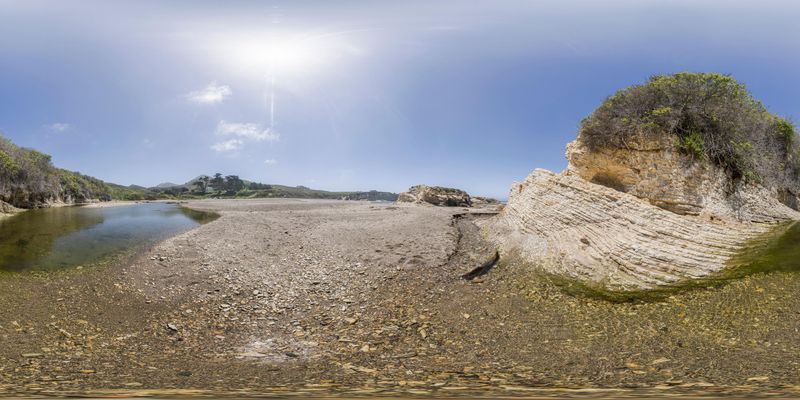 California Coastal Beach and Mountain Views HDRi Maps and Backplates