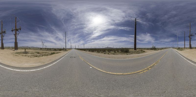 California Desert: Los Angeles Open Space and Gravel Surface HDRi Maps ...