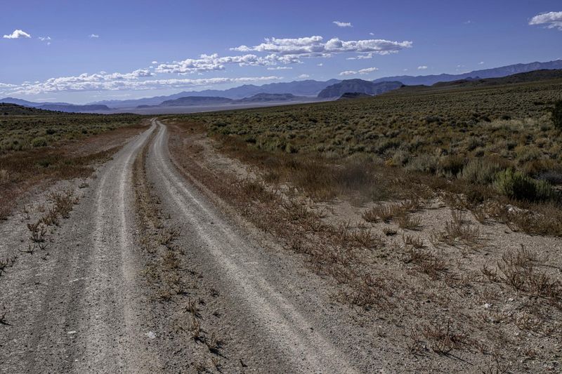 Straight Road in California Desert HDRi Maps and Backplates
