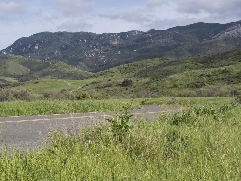 California Highland Mountain Road Scenic View HDRi Maps and Backplates