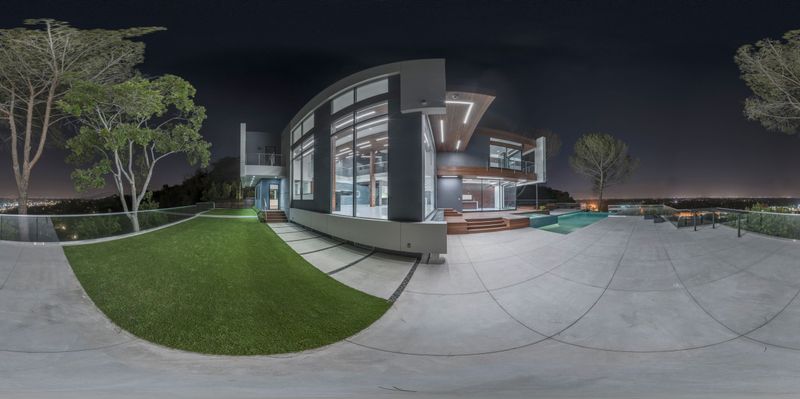 California Home at Night: A Stunning Pool and Backyard - HDRi Maps and ...