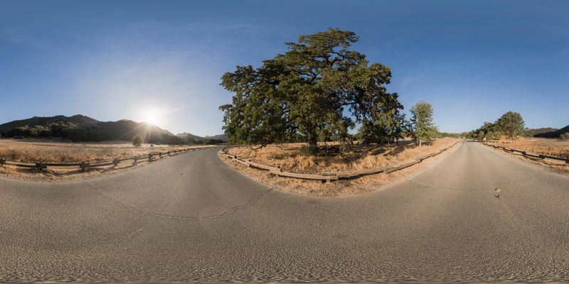 California Landscape: Low Mountains and Vast Fields - HDRi Maps and ...