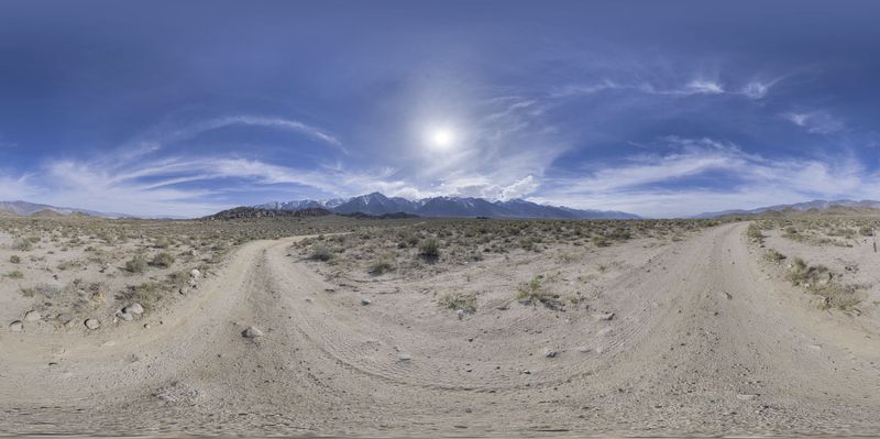 California's Open Landscape: The Dirt Roads of Alabama Hills HDRi Maps ...