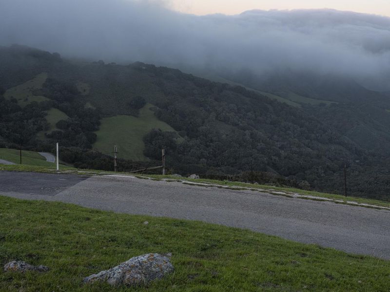 California Scenic Road with Green Mountain View HDRi Maps and Backplates