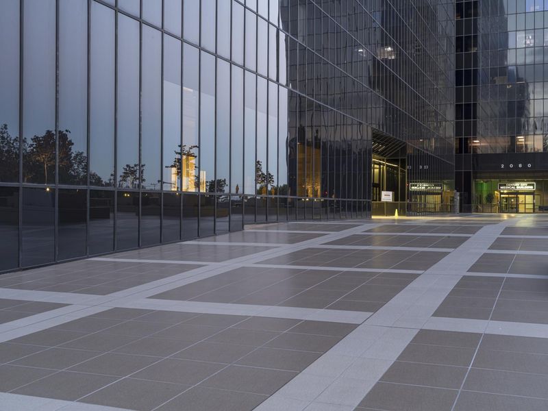View of California's Urban Design: High-rise Skyscrapers of Los Angeles HDRi ...