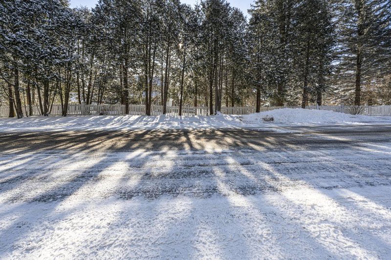 Canada Ontario Road Through Snowy Forest HDRi Maps and Backplates