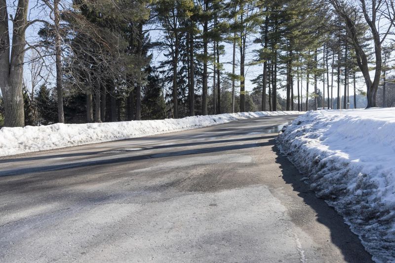 Winter Road in Ontario, Canada HDRi Maps and Backplates
