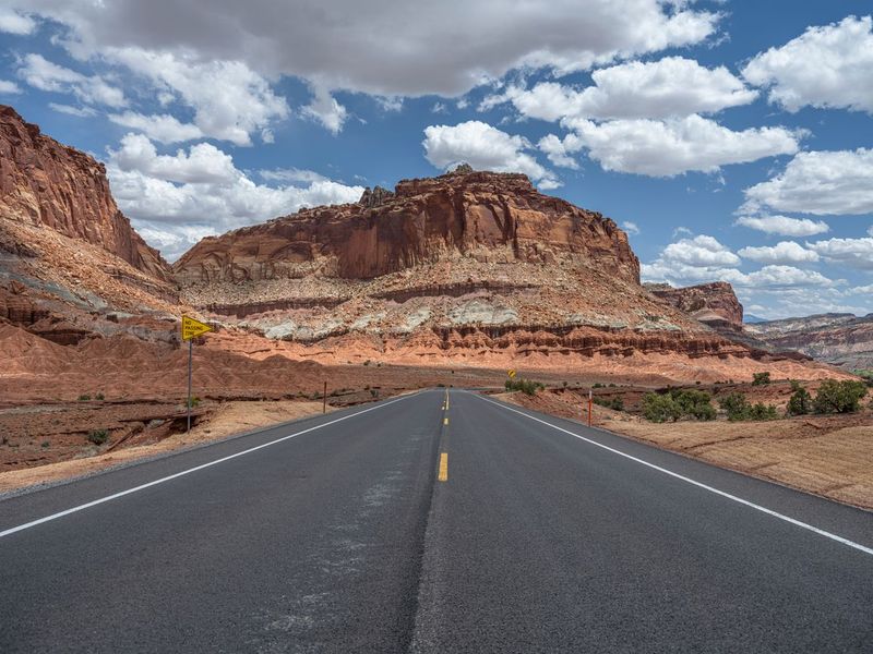 Capitol Reef: Highway 12, A Scenic Utah Landscape HDRi Maps and Backplates