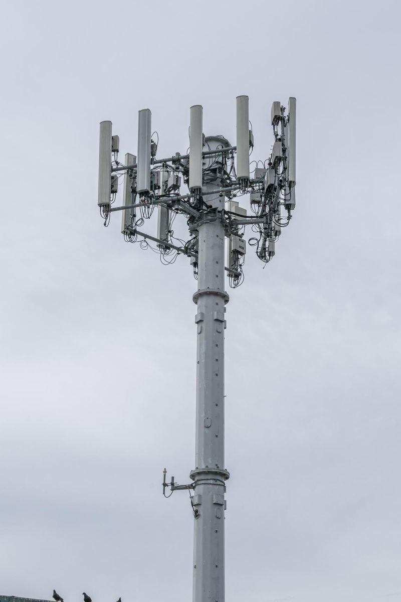 Cell Phone Tower with Power Lines and Telephone Towers - HDRi Maps and ...