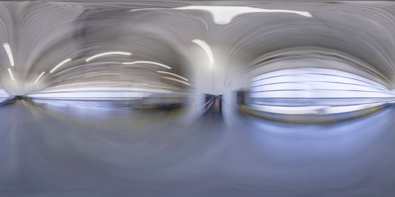 Chicago Building Ceiling: Abstract Shapes and Long Lines HDRi Maps and ...