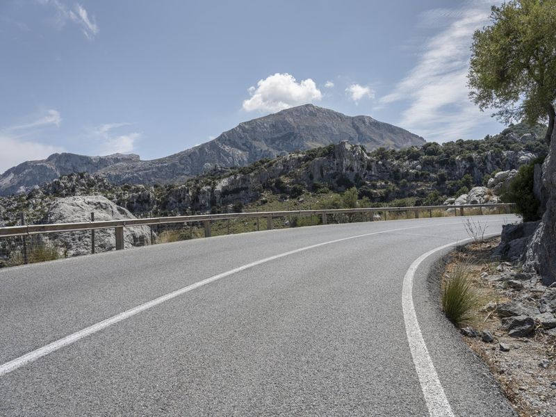 Clear Sky Day: Mountain Landscape in Spain HDRi Maps and Backplates