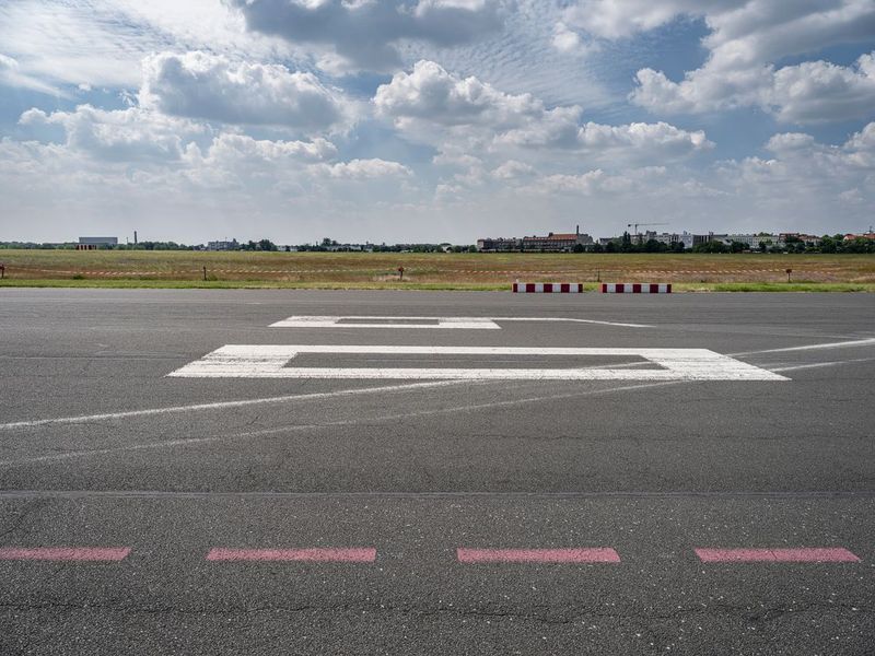Clear Sky Landscape in Berlin Tempelhof HDRi Maps and Backplates