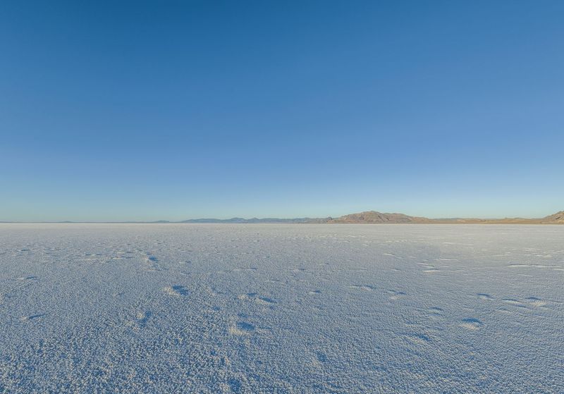 Clear Sky Over Salt Lake Desert Landscape in Utah, USA HDRi Maps and ...