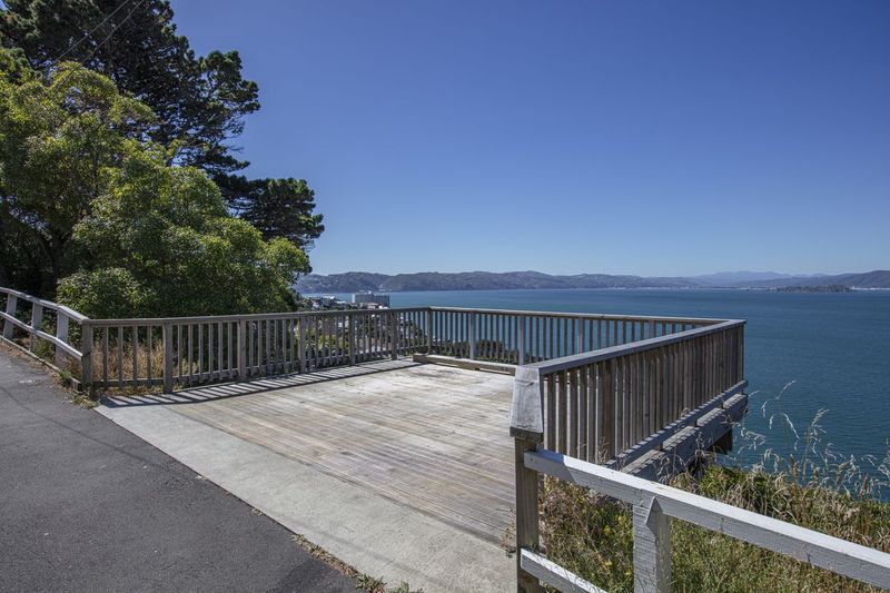 Coastal Landscape with Clear Sky and Ocean View HDRi Maps and Backplates