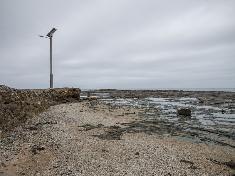 Coastal Landscape: Ocean Views Under a Gloomy Sky HDRi Maps and Backplates