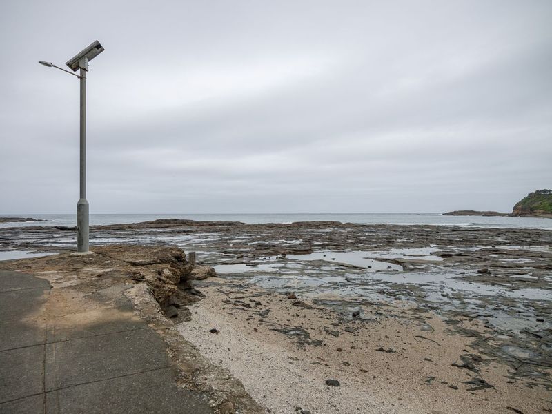 Coastal Landscape: Ocean Waves on the Horizon HDRi Maps and Backplates