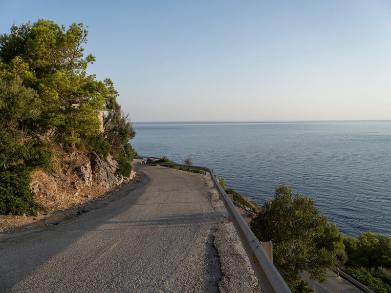 Coastal Road at Dawn in Mallorca, Spain HDRi Maps and Backplates