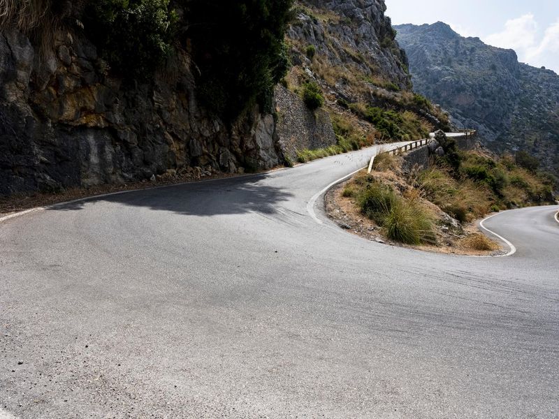 Scenic Coastal Road in Spain HDRi Maps and Backplates