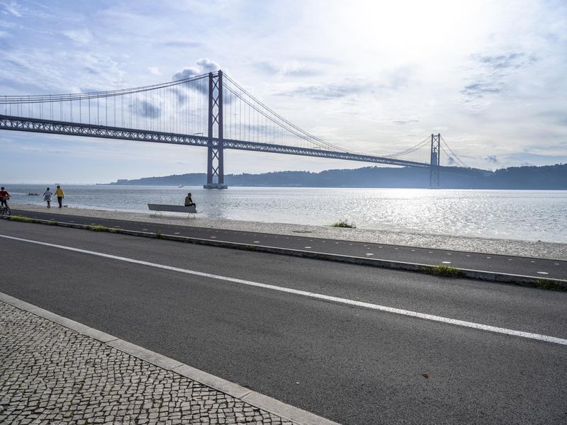 Cobble Stone Road in Lisbon, Portugal HDRi Maps and Backplates