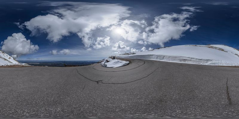 Colorado Landscape: Clouds Overlooking the Mountain HDRi Maps and ...