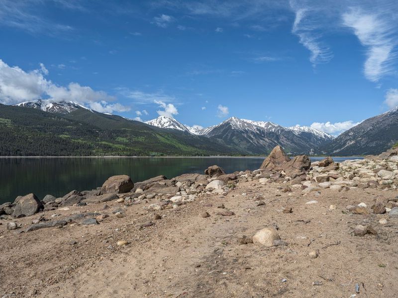 Colorado Landscape: Lake and Mountains HDRi Maps and Backplates