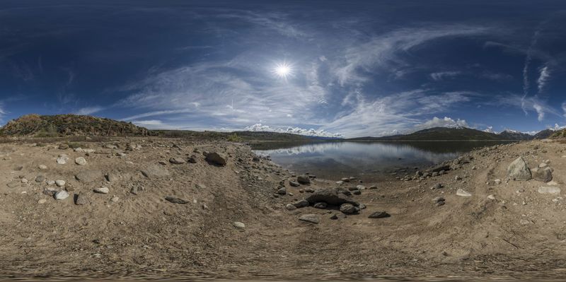 Colorado Landscape: Mountains and Lakes in the USA HDRi Maps and Backplates