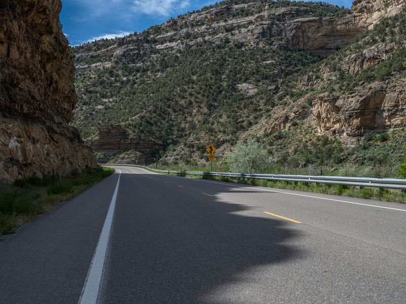Colorado Landscape: Road with Majestic Mountains HDRi Maps and Backplates
