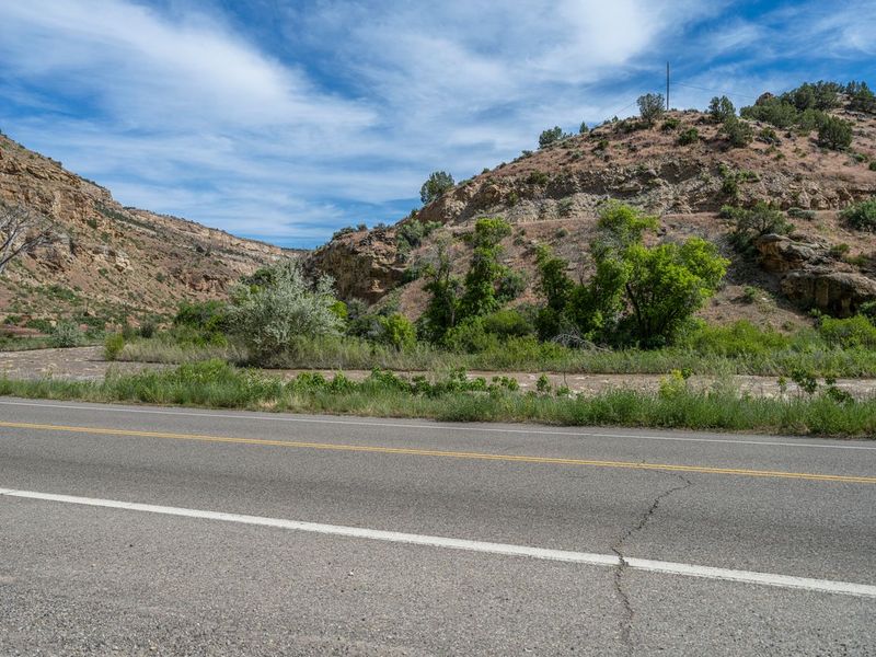 Colorado Landscape: Scenic Road Along the River HDRi Maps and Backplates