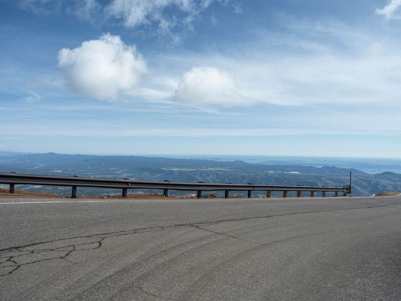 Colorado Mountain Summit: Snowy Road on a Daytime HDRi Maps and Backplates