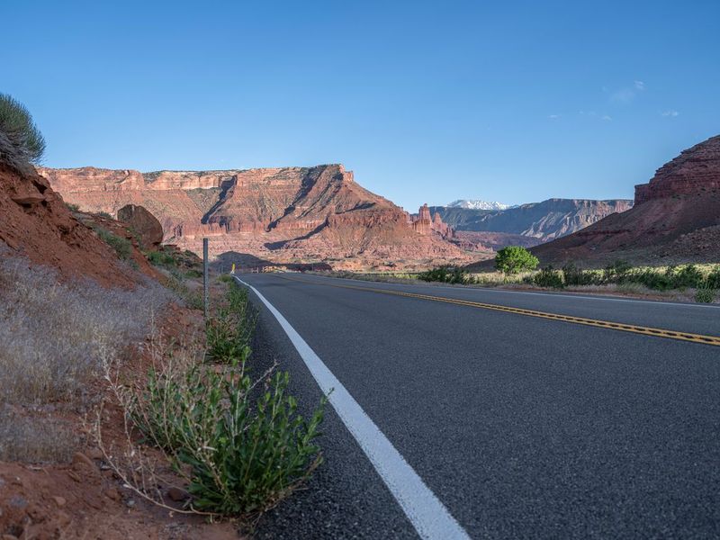 The Colorado River Landscape at Dawn in Utah HDRi Maps and Backplates