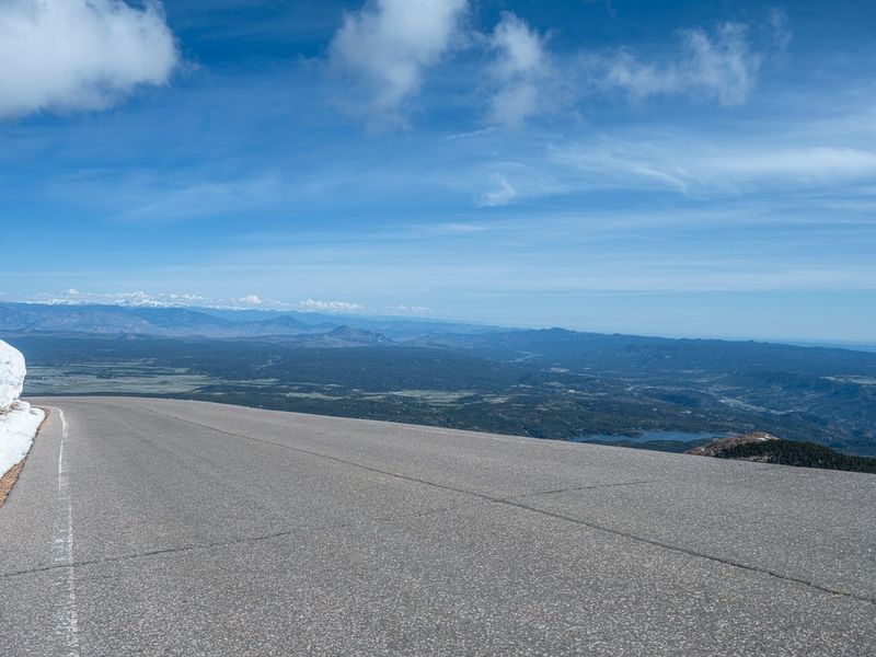 Colorado Road to Pikes Peak Summit View HDRi Maps and Backplates