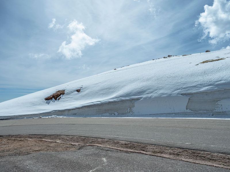 Colorado, USA Landscape: Snowy Summit View HDRi Maps and Backplates