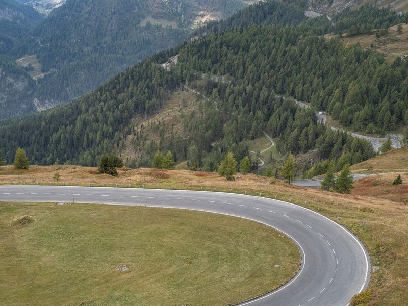 Curved Road in Austria: Surrounded by Beautiful Nature HDRi Maps and ...