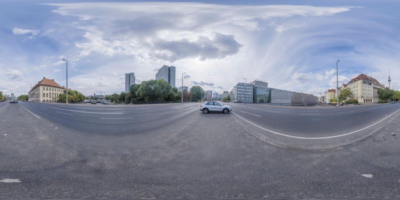 The Intersection of Old and New in Berlin HDRi Maps and Backplates