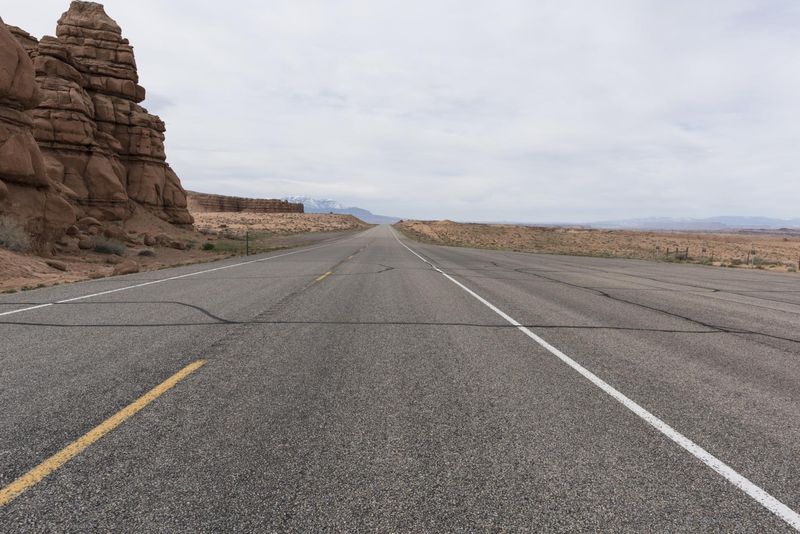 Straight Down the Road in Utah's Red Rock Canyonlands HDRi Maps and ...