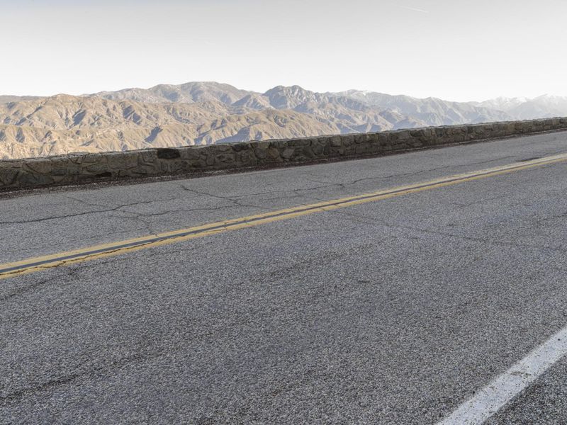 Dawn California Mountain Road View HDRi Maps and Backplates