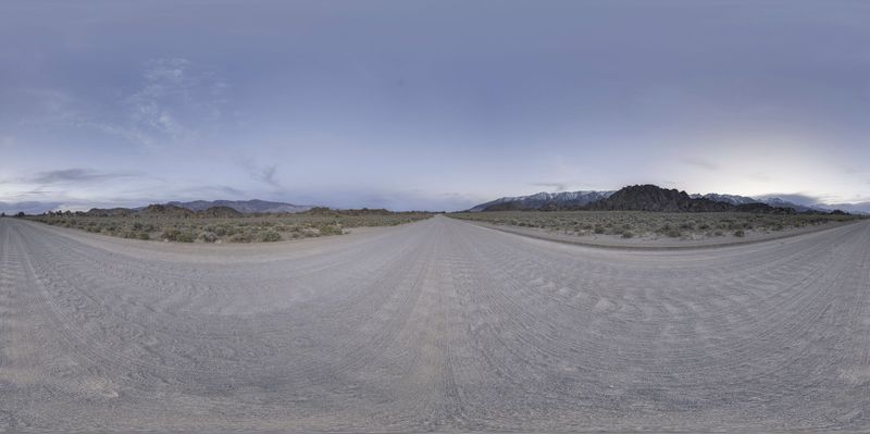 Dawn at Alabama Hills: A Desert Landscape HDRi Maps and Backplates