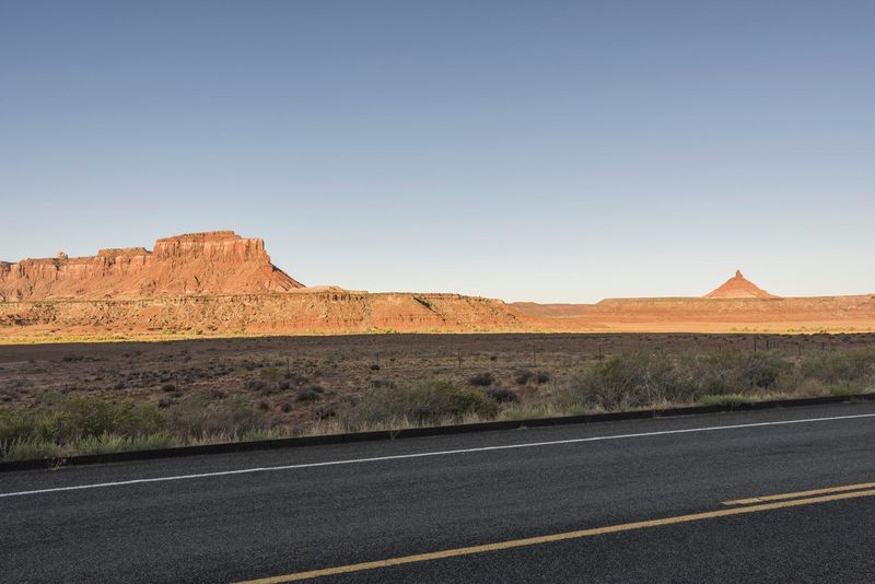 Dawn Desert Landscape Road Trip HDRi Maps and Backplates