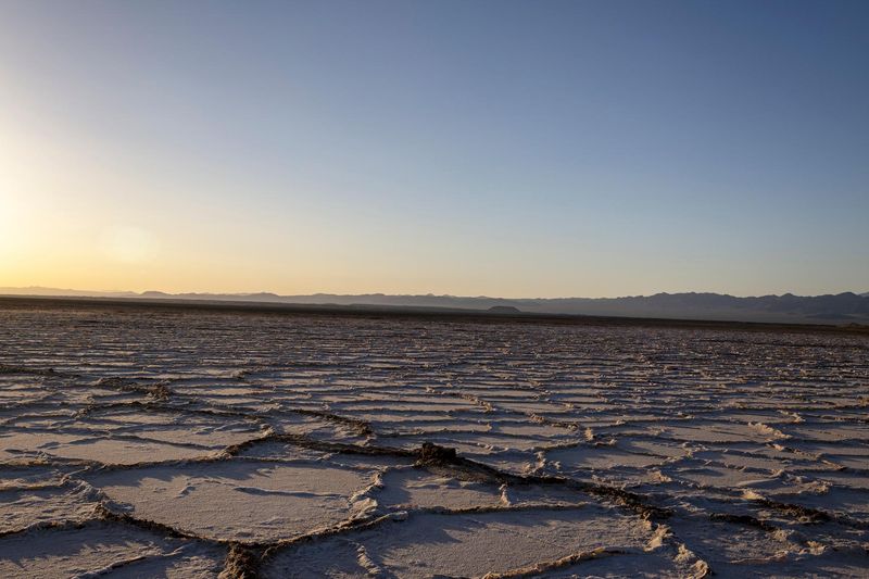 Dawn Landscape in a Desert Plain HDRi Maps and Backplates