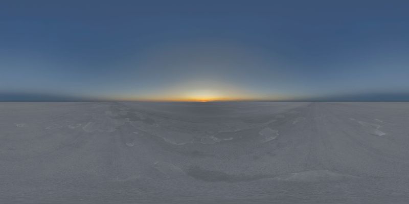 Dawn Over the Salt Flats: Endless Open Space HDRi Maps and Backplates