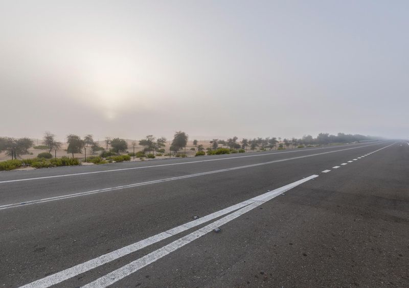 Dawn Road: A Scenic Asphalt Landscape HDRi Maps and Backplates