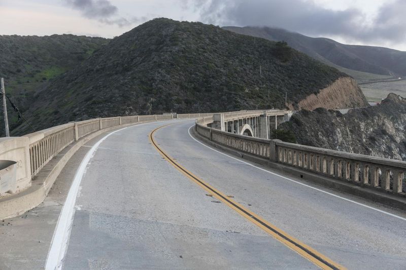 Dawn Road on Pacific Coast Highway in Big Sur, California, USA HDRi ...