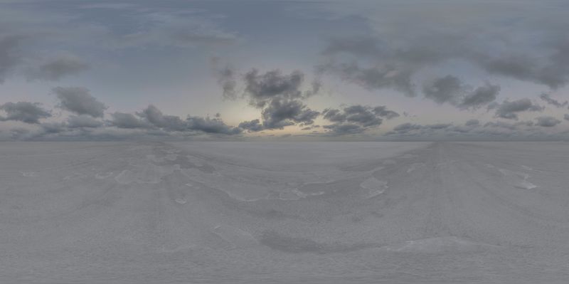 Dawn Over Salt Flats: Open Spaces and Dramatic Clouds HDRi Maps and ...