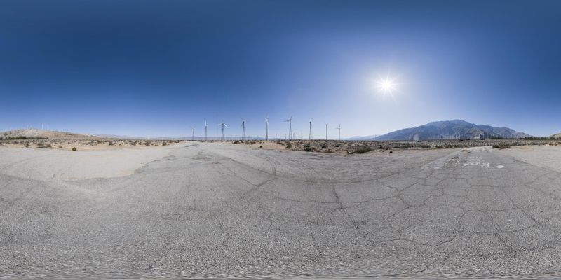 Desert Road in the USA: A Panoramic Mountain Landscape HDRi Maps and ...