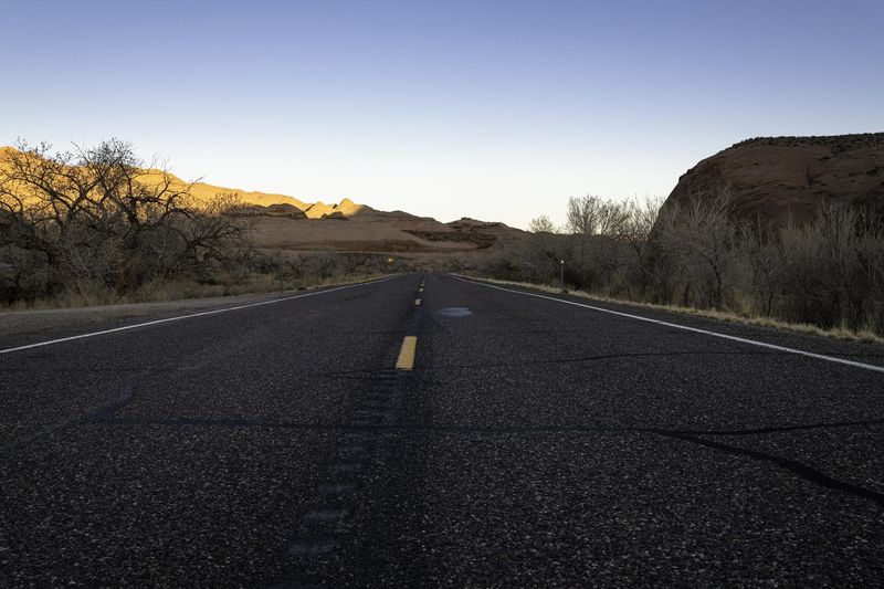 Desert Road in Utah, USA at Dawn HDRi Maps and Backplates