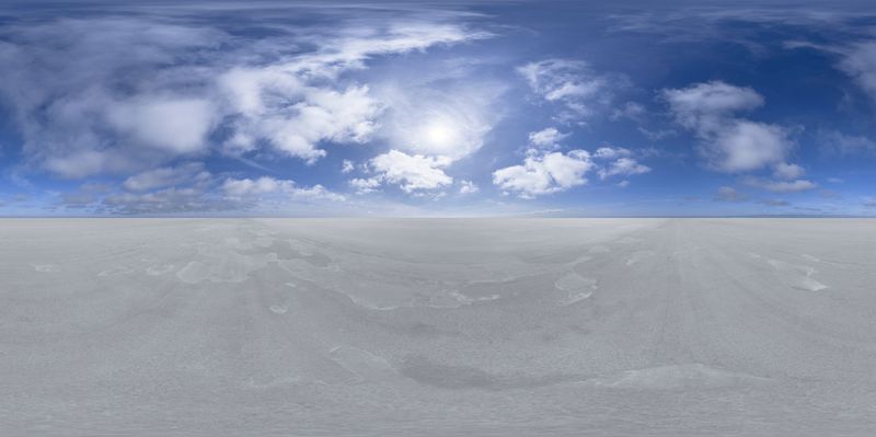 Desert Salt Lake: A Vast Open Space HDRi Maps and Backplates