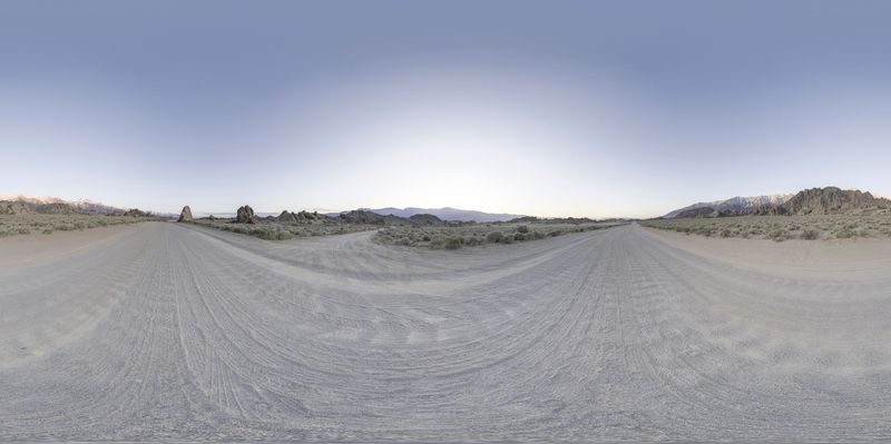 Dirt Roads and Desert Views in Alabama Hills, California HDRi Maps and ...